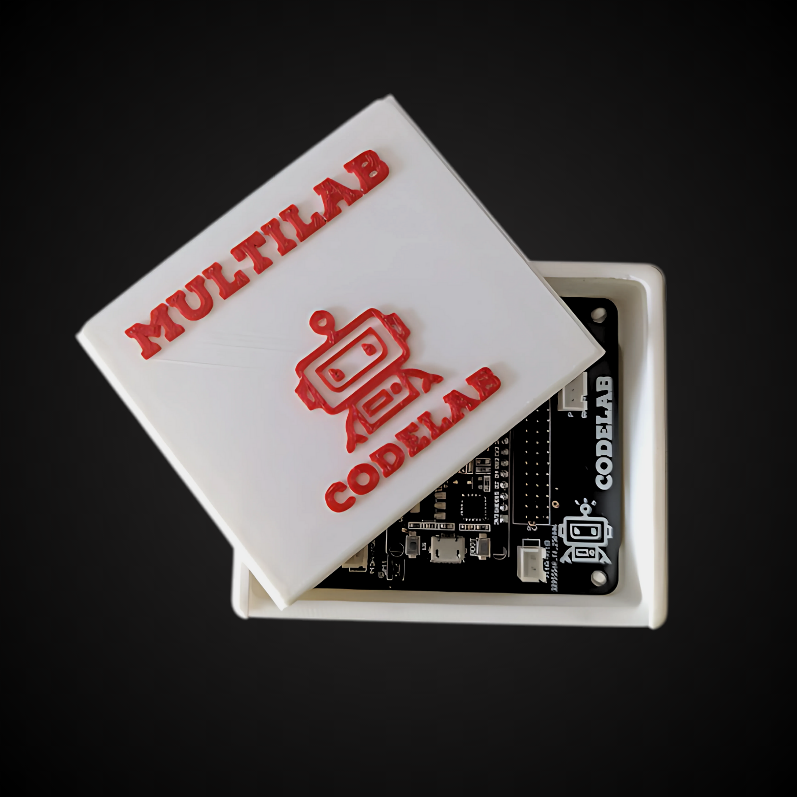 Tarjeta MULTILAB en su caja